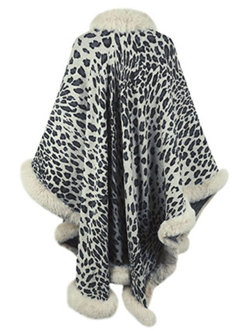 Capa De Inverno De Lã De Leopardo