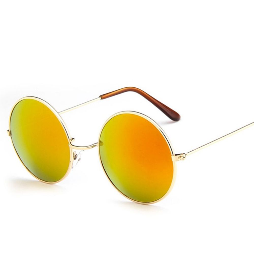 Óculos De Sol Com Lentes Laranja