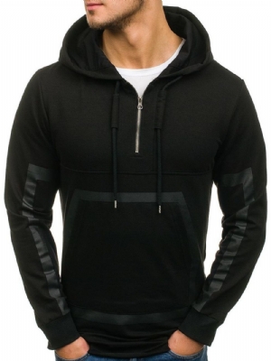 Moletons Casuais Masculinos Com Listras Regulares Pullover