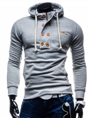 Moletons Finos Masculinos Letter Pullover