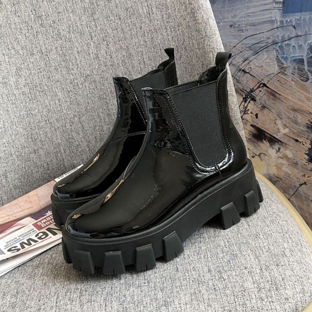 Botas Martin De Bico Redondo Simples Sem Deslizar