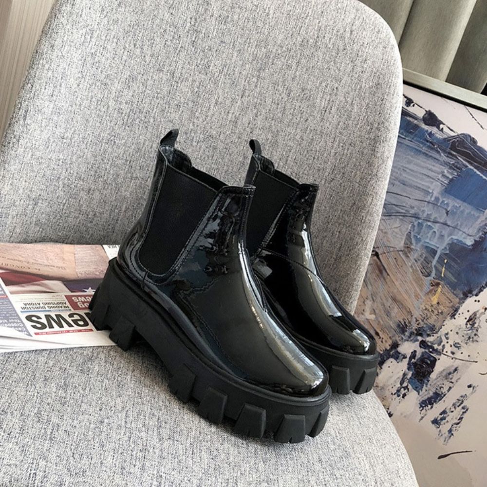 Botas Martin De Bico Redondo Simples Sem Deslizar