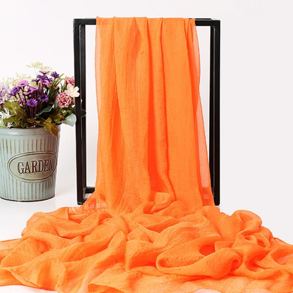 Lenço Laranja Chiffon