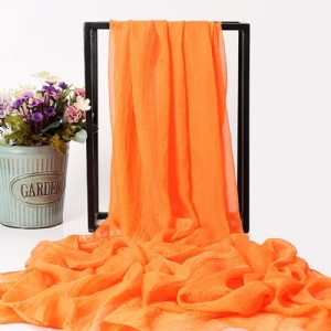 Lenço Laranja Chiffon