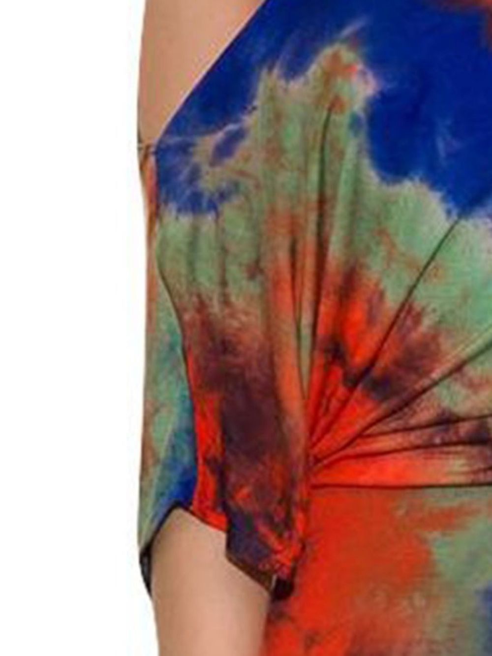 Conjuntos De Saia E Camiseta Feminina Sexy Tie-Dye Bodycon Terno De Duas Peças