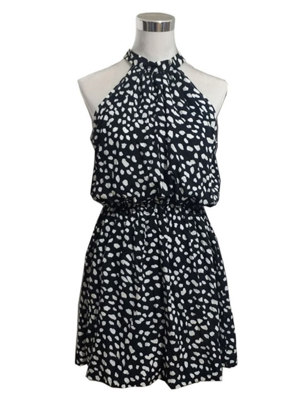 Vestido Feminino Floral Doce Estampado Acima Do Joelho