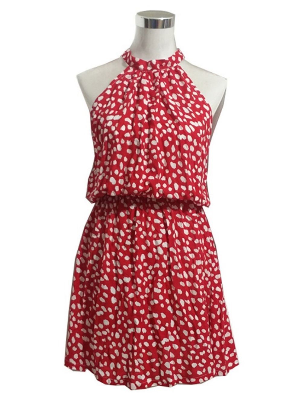 Vestido Feminino Floral Doce Estampado Acima Do Joelho