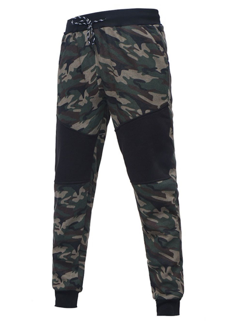 Calça Esportiva De Camuflagem Para Outono