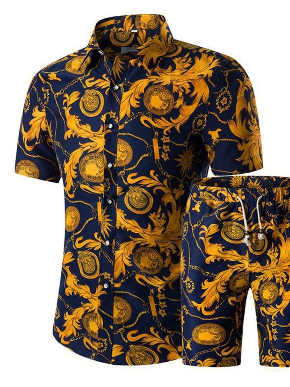 Calças Roupa Masculina Casual Floral