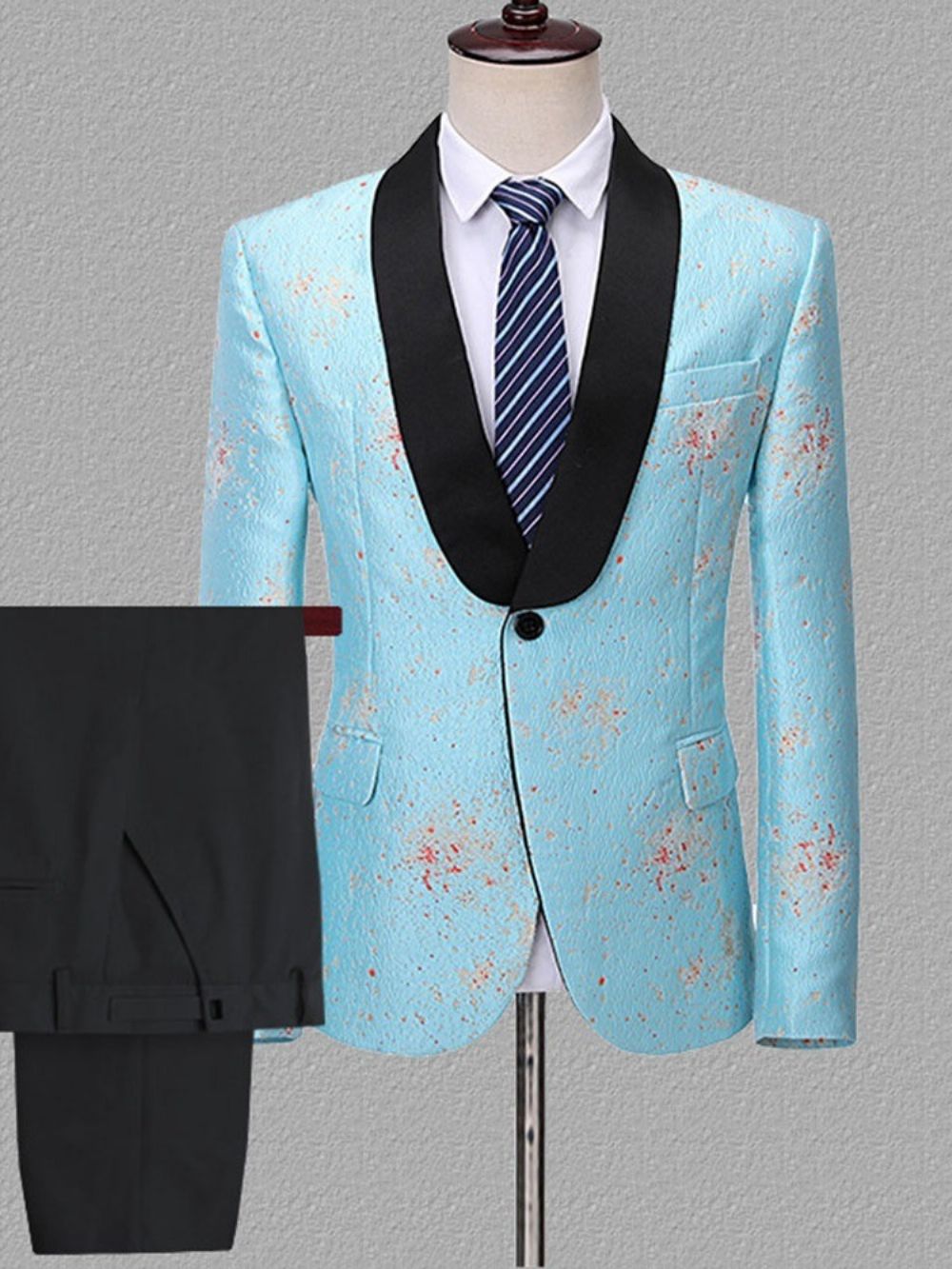 Fato Formal Masculino Blazer De Um Botão