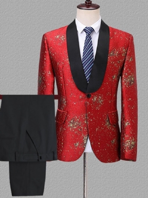 Fato Formal Masculino Blazer De Um Botão