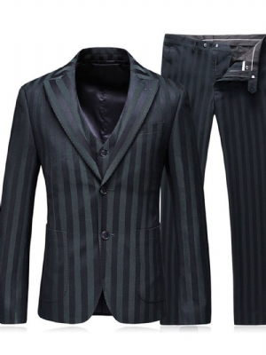 Fato De Terno Masculino Moda Blazer Com Abotoamento Simples