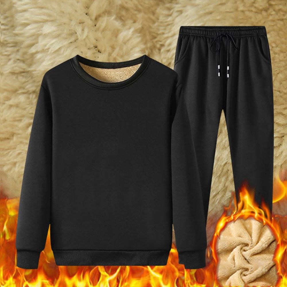 Roupa De Inverno Masculina Com Estampa De Calças Casuais