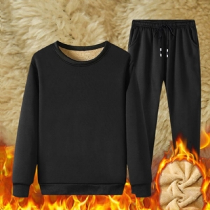 Roupa De Inverno Masculina Com Estampa De Calças Casuais