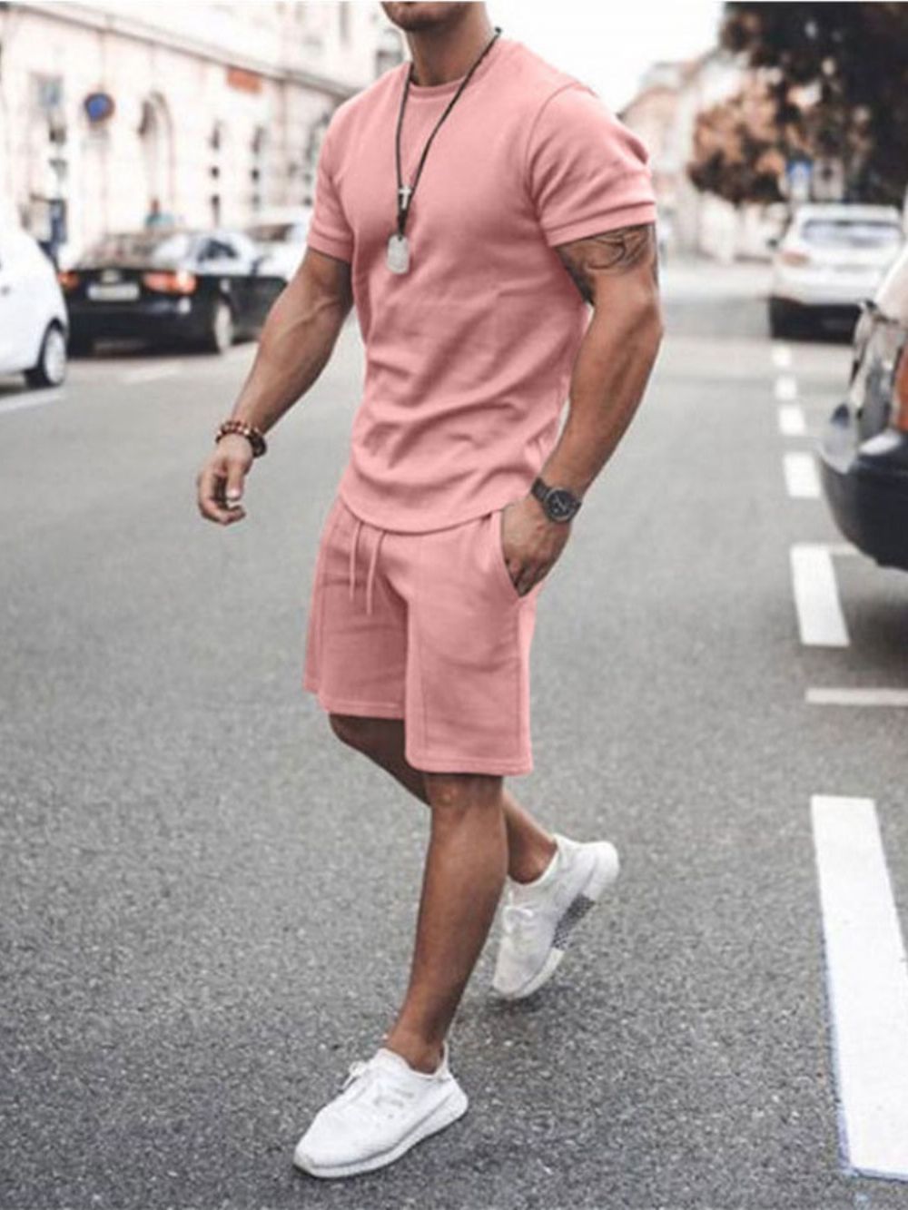 Roupa Masculina Casual Com Cadarço