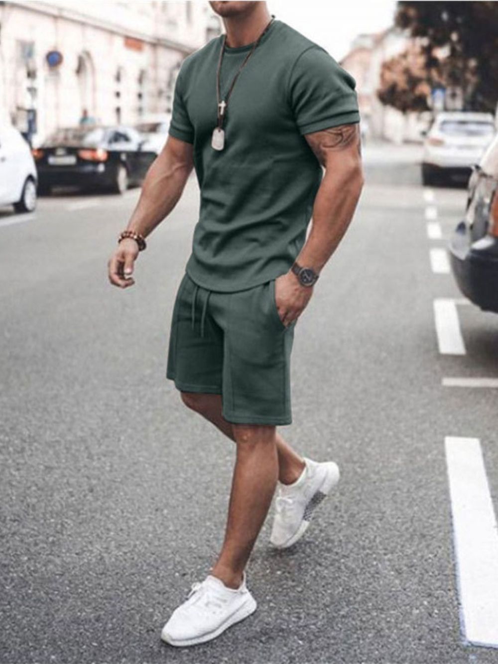 Roupa Masculina Casual Com Cadarço