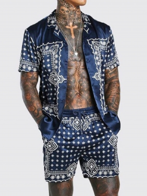 Roupa Masculina Casual Floral