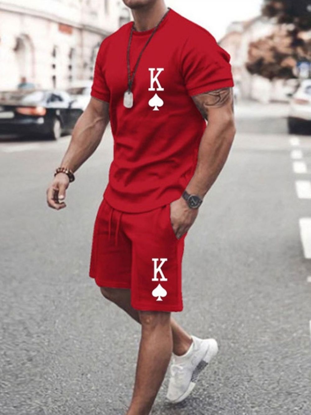 Roupa Masculina Com Estampa De Calças Letter