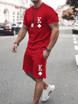 Roupa Masculina Com Estampa De Calças Letter