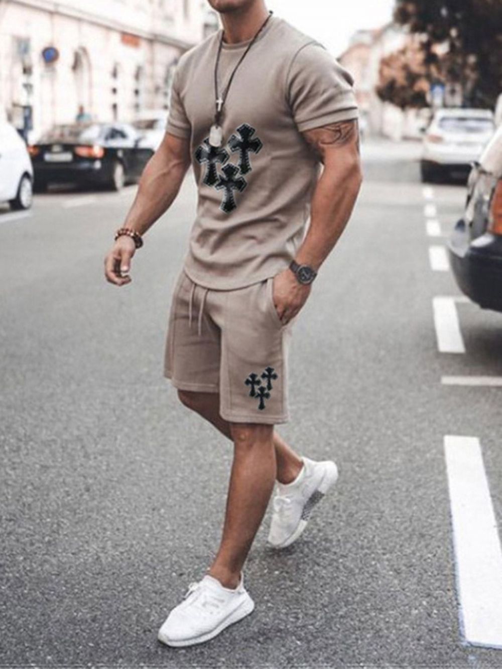 Roupa Masculina Estampada Camiseta Casual