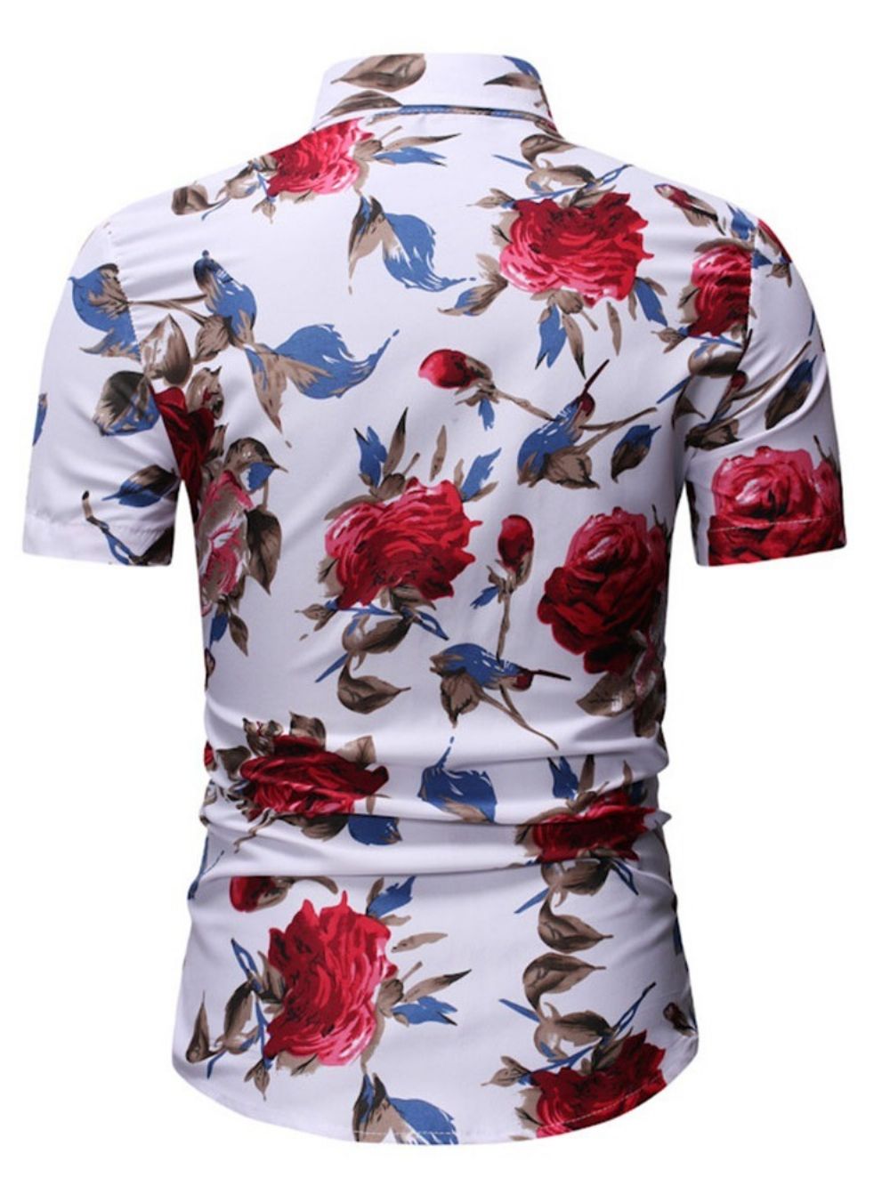 Roupa Masculina Floral De Botão De Calça