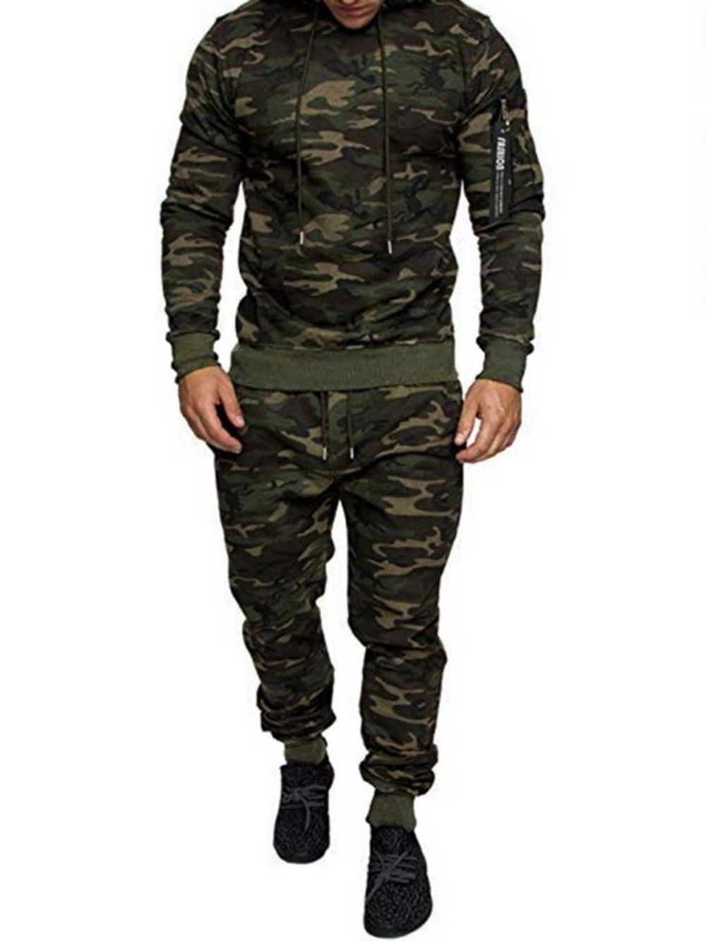 Roupa De Moletom Masculina Casual