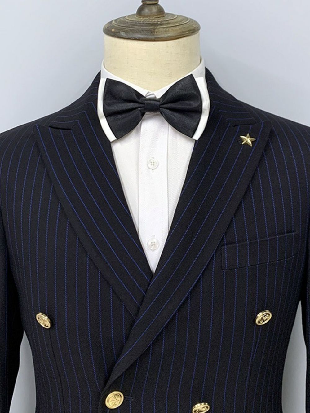 Terno Blazer Masculino Vintage Listrado