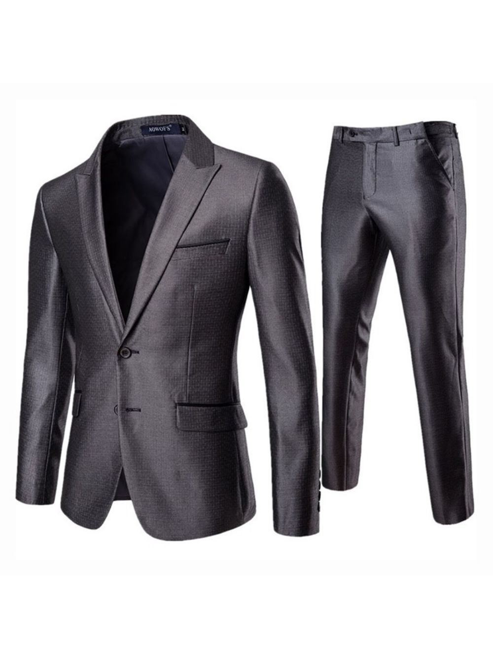 Terno Casual Masculino Liso Blazer E Calça