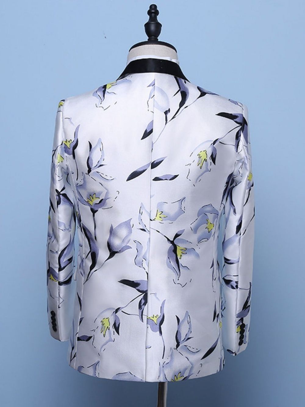 Terno Floral De Um Botão Fashion Masculino