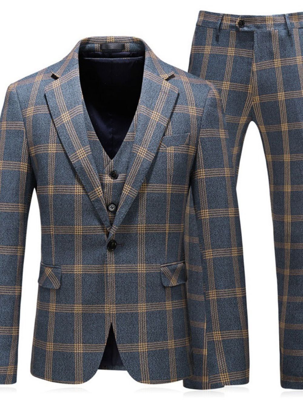 Terno Masculino Blazer Com Botão De Um Botão