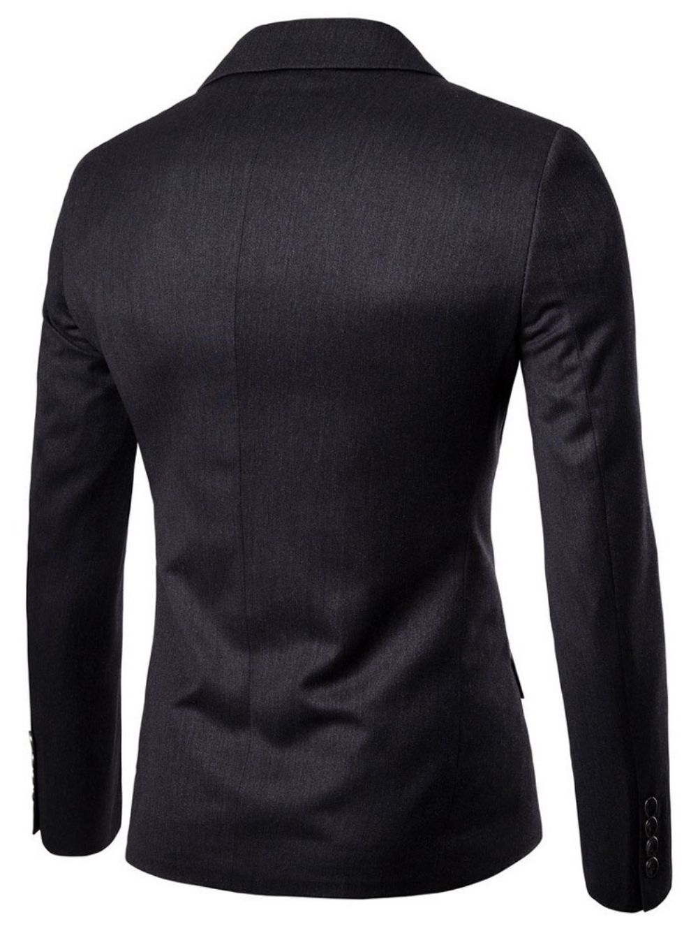 Terno Masculino Blazer Simples De 2 Peças De Abotoamento Simples