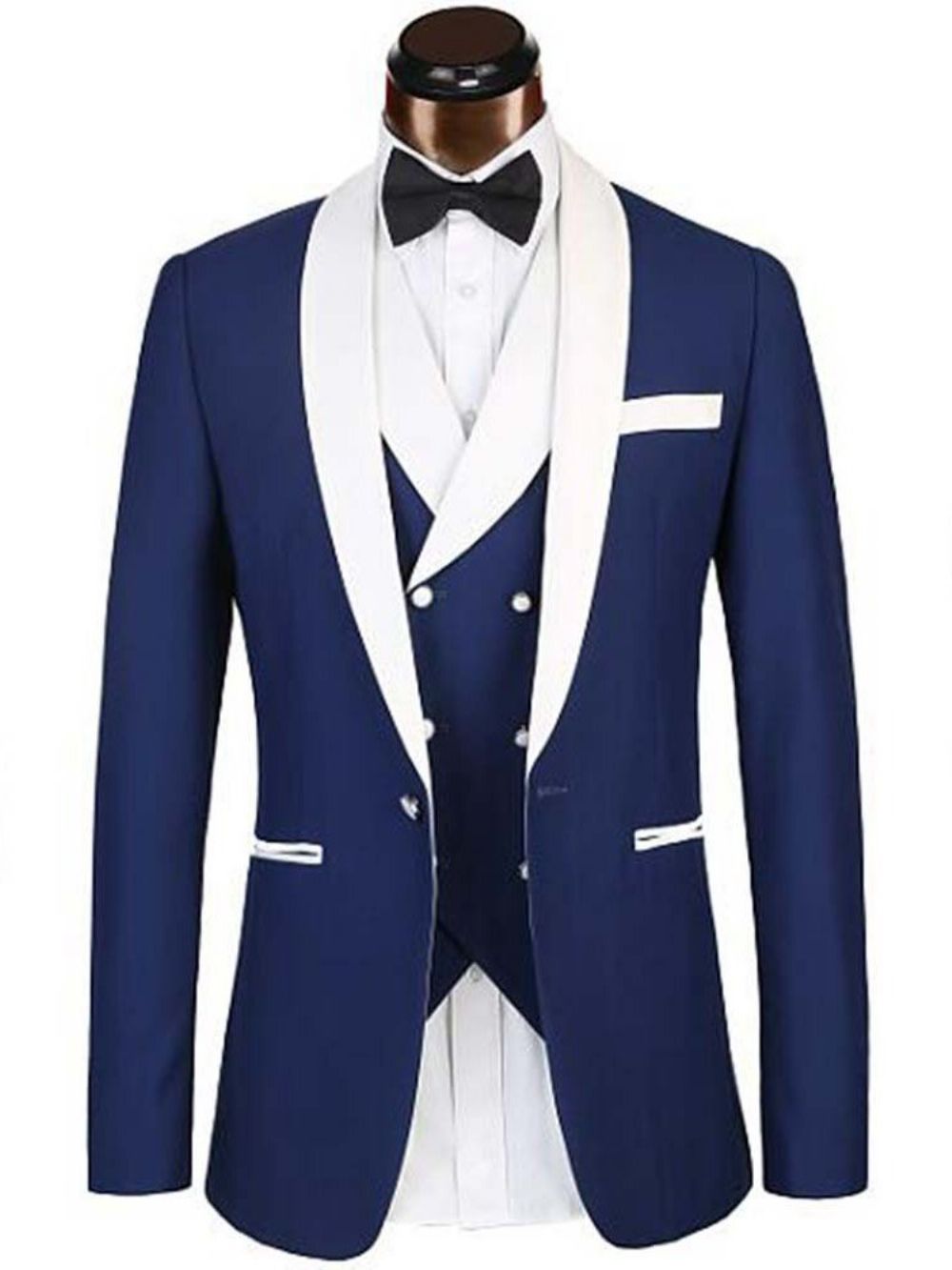 Terno Masculino Color Block Blazer De Um Botão