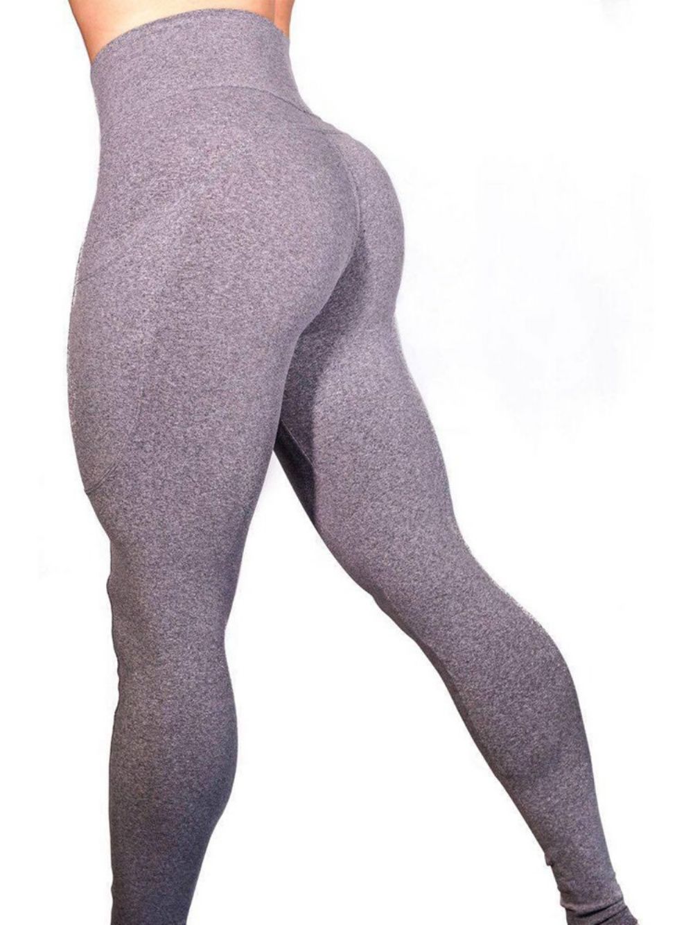 Bolsos Anti-Suor Leggings De Ioga Sólidas Calças De Ioga De Cintura Alta Tiktok Leggings