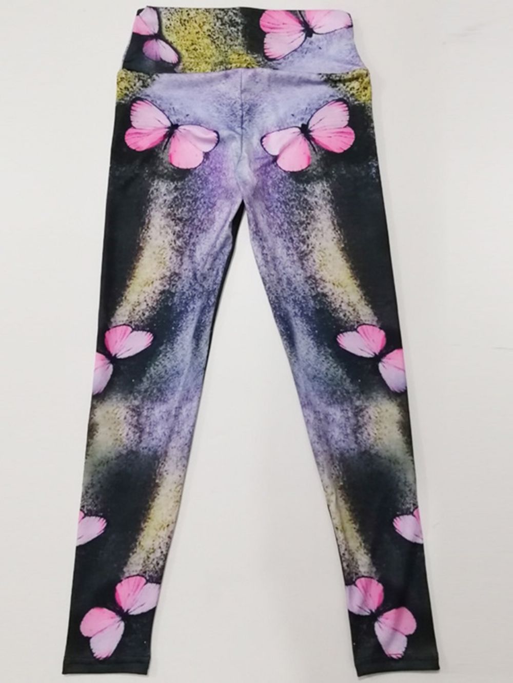 Calça Legging Tiktok Estampada Respirável Cintura Alta Push Up Ginásio Esporte Ioga