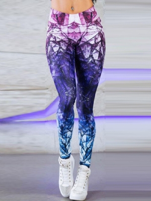 Calças De Ioga De Cintura Alta Com Padrão De Diamantes De Cintura Alta Tiktok Leggings