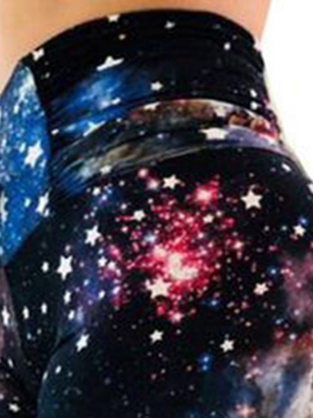 Calças De Ioga Femininas Com Estampa De Blocos Coloridos Céu Estrelado Academia Esportes Ioga Leggings Cintura Alta Tiktok Leggings