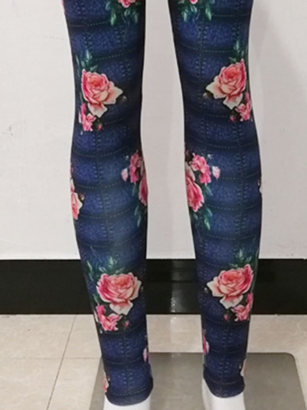 Calças De Ioga Floral Respirável Para Ginástica Esportiva Fitness Legging Tiktok Cintura Alta