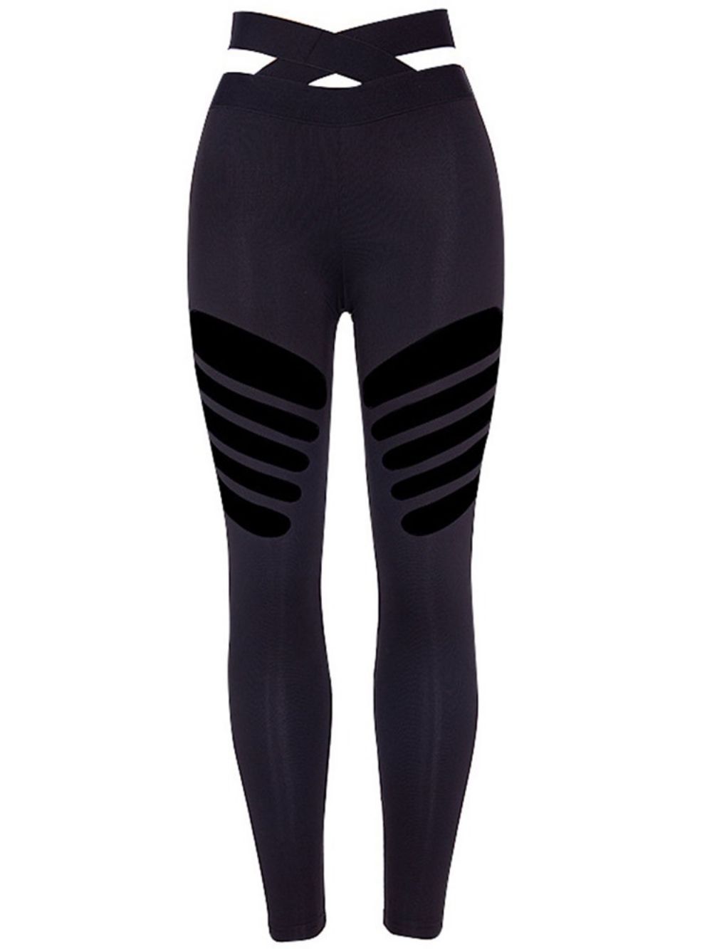 Legging Esportiva De Ginástica Esportiva De Corpo Inteiro Oco Sólido