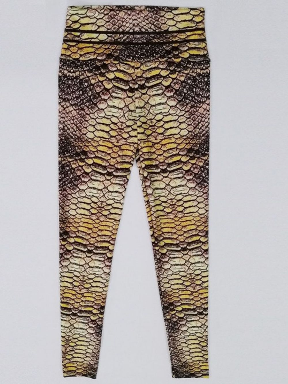 Legging Feminina Estampa Serpentina Para Academia Esportiva Cintura Alta Calças Yoga Legging Tiktok Cintura Alta