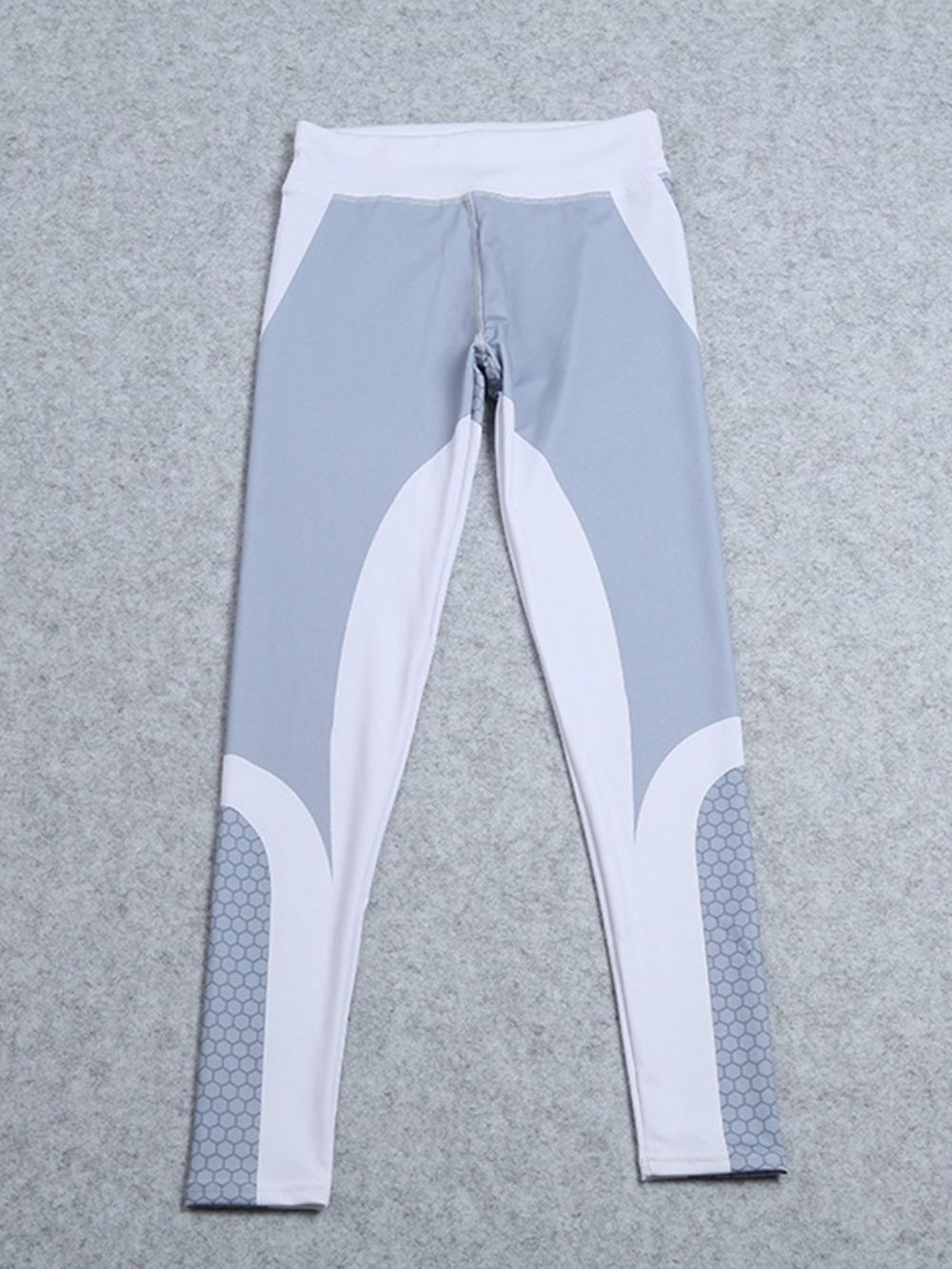 Legging Feminina De Ioga Com Estampa De Favo De Mel Color Block Legging Tiktok Cintura Alta