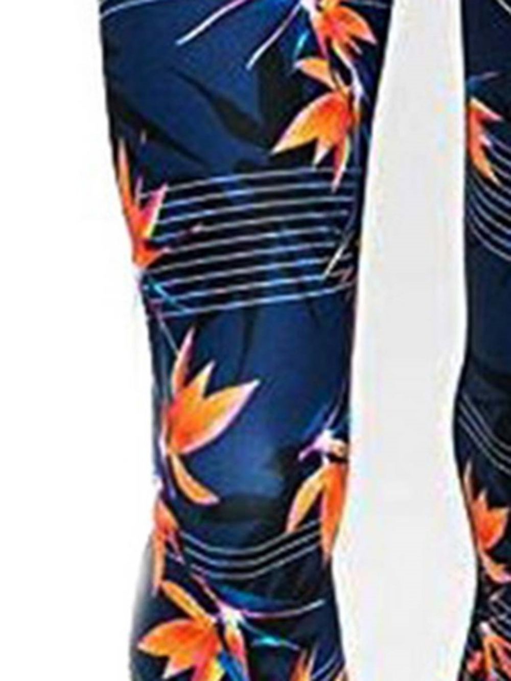 Leggings Esportivas Femininas Anti-Suor Com Estampa Floral