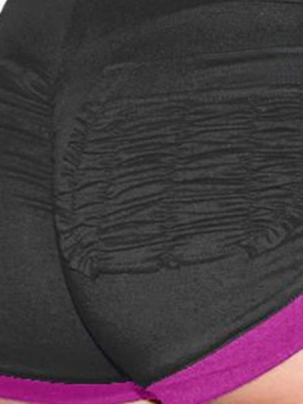 Shorts De Ioga Feminino Com Bolsos Coloridos Em Bloco