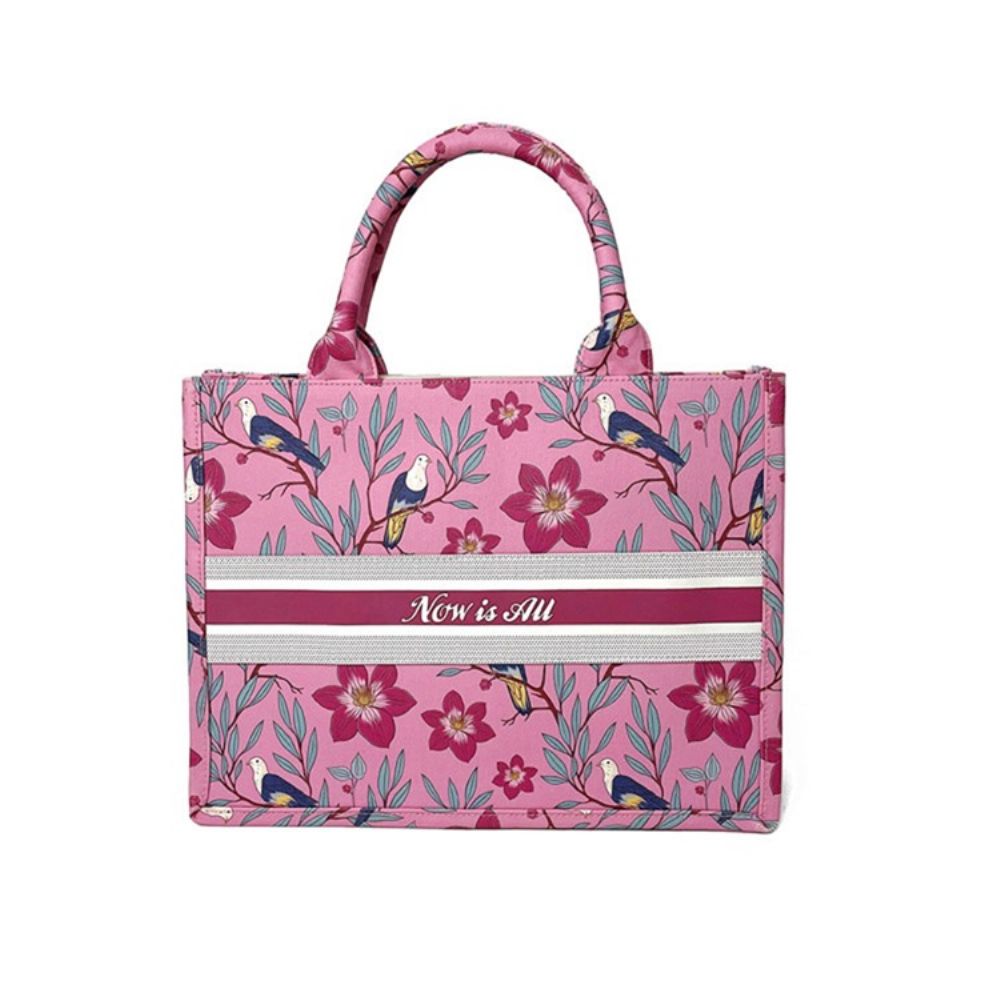 Sacolas De Lona Com Estampa Floral