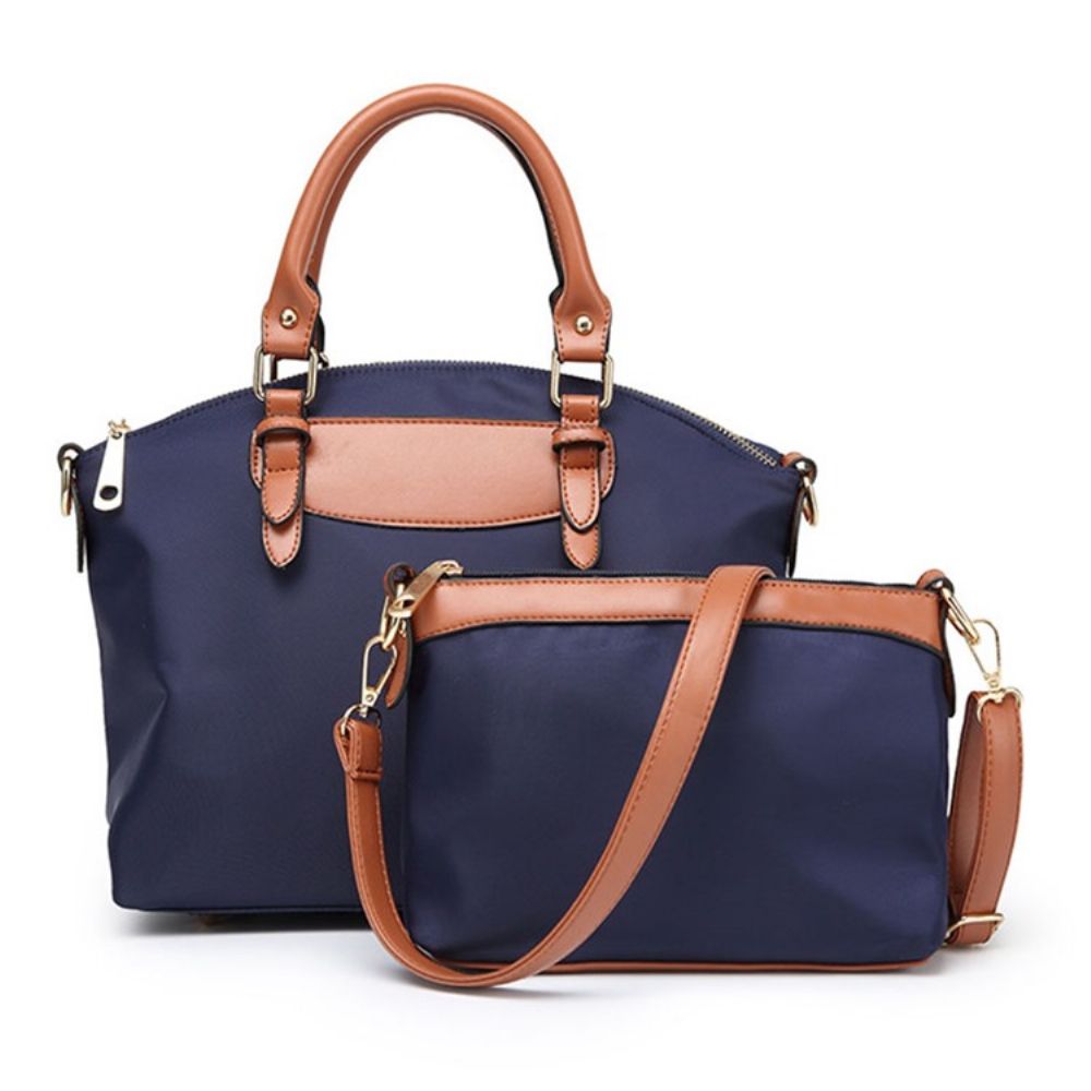 Bolsa Casual Oxford Com Zíper (Duas Bolsas)