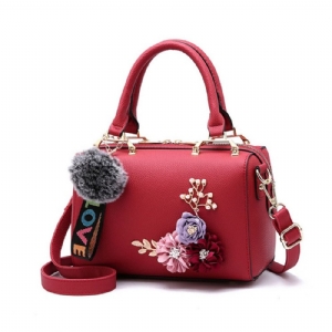 Bolsa Feminina Com Zíper Floral Fashion