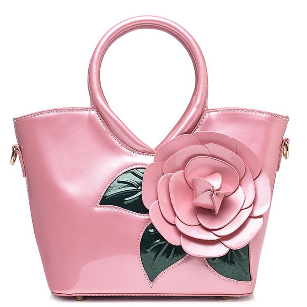 Bolsa Ladylike Decorada Com Flores Vivas