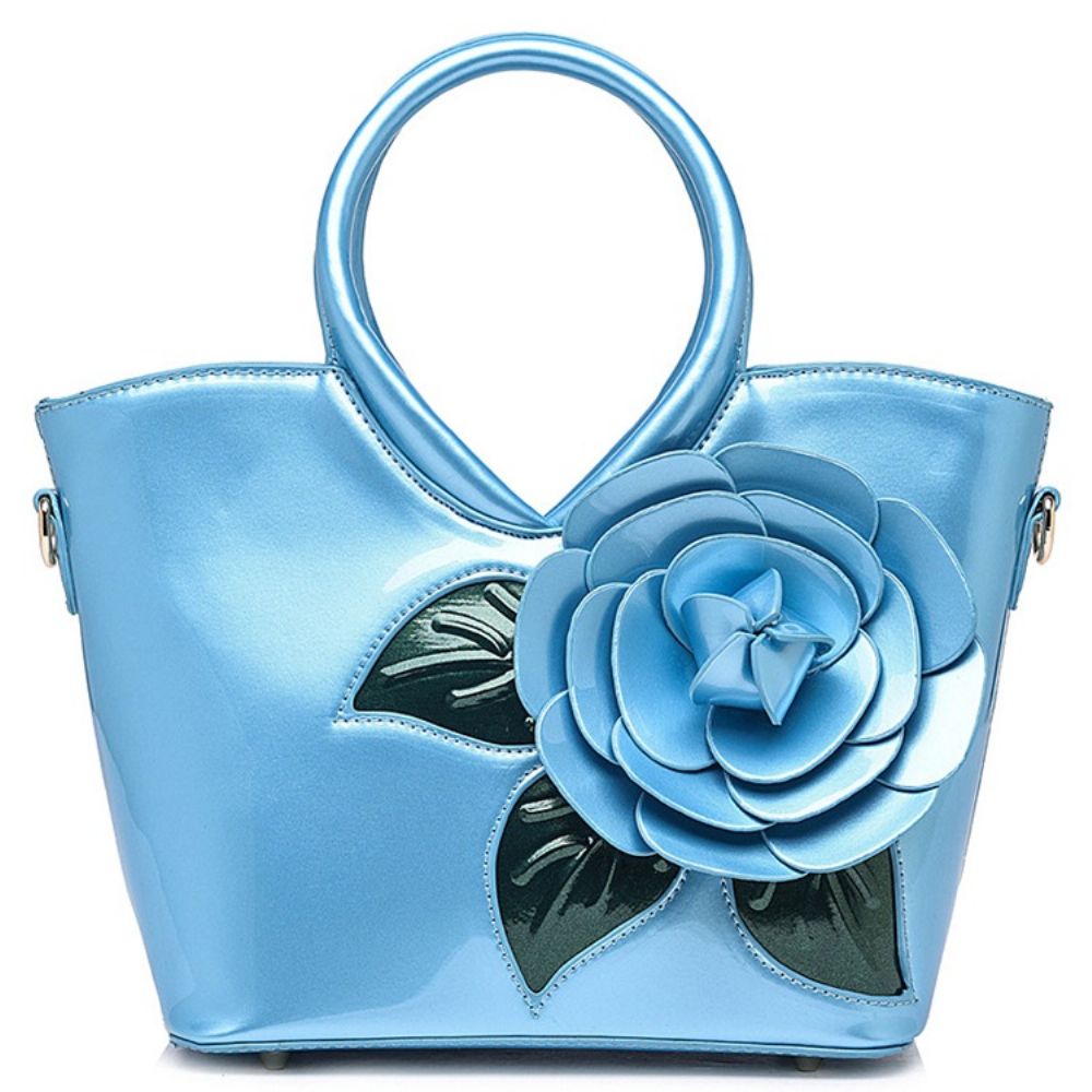 Bolsa Ladylike Decorada Com Flores Vivas