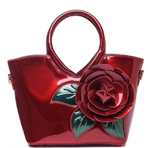 Bolsa Ladylike Decorada Com Flores Vivas