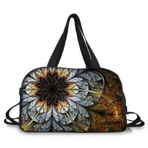 Bolsa De Viagem Elegante Com Estampa Floral De Alta Capacidade