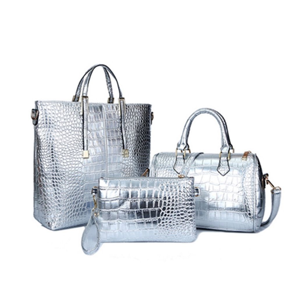 Bolsas De Celebridades Croco (3 Bolsas)